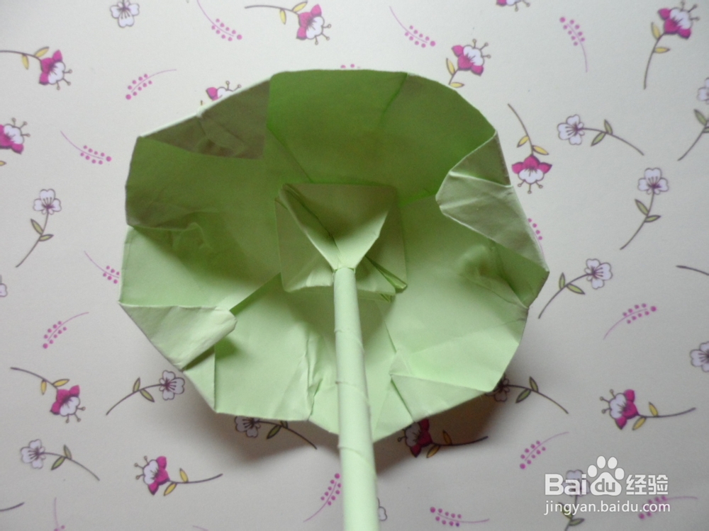 纸艺：[6]立体雨伞的折法