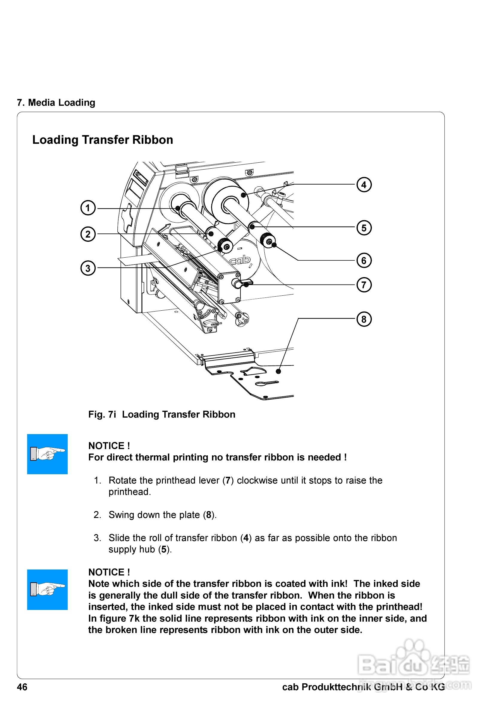 cab A8300打印机使用说明书:[5]