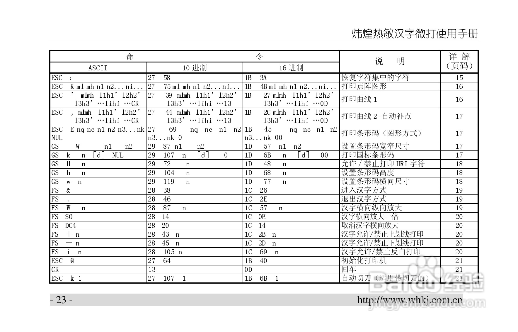 炜煌A5热敏微型打印机说明书:[3]