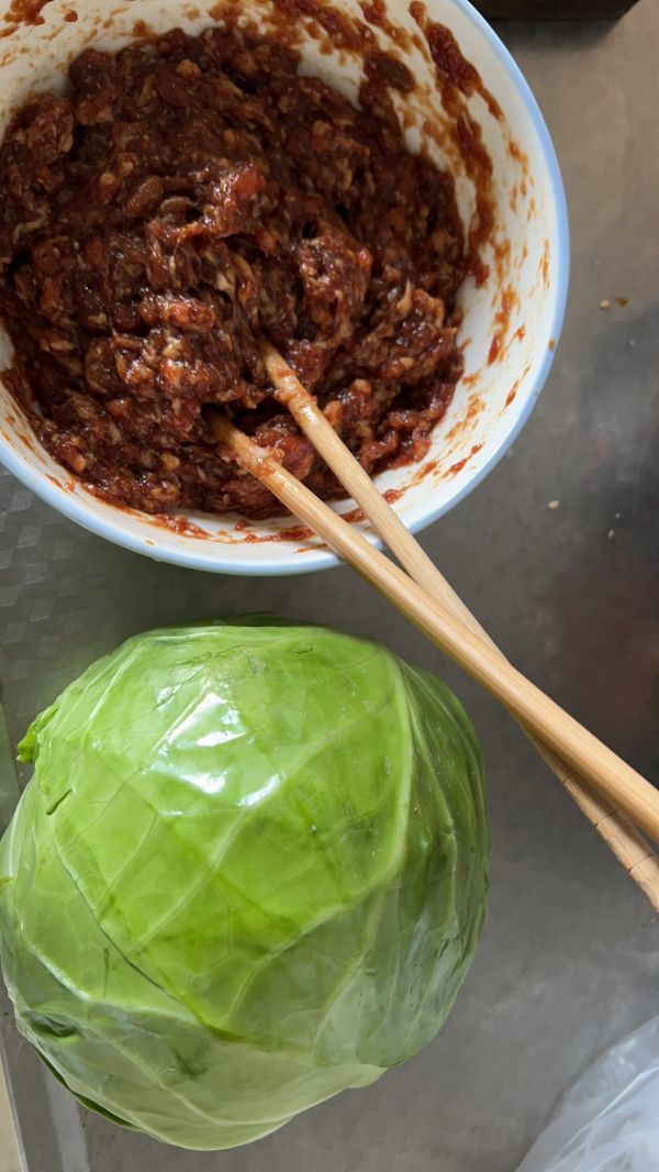 圆白菜猪肉饺子