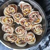 美味又好看的玫瑰花卷饺子