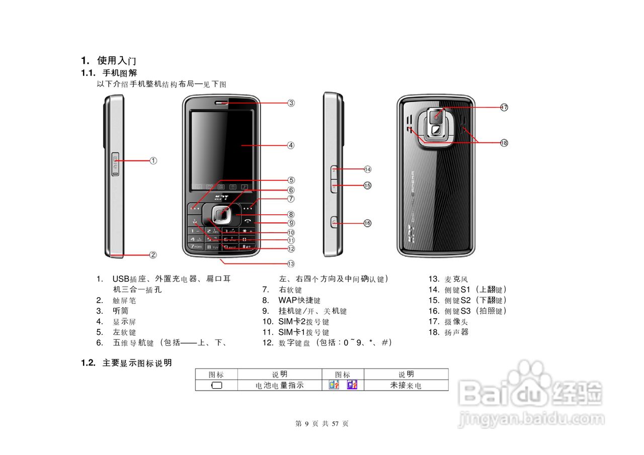 港利通手机KPT K696型使用说明书:[1]