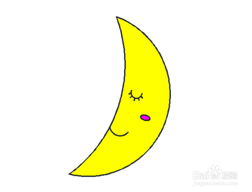 月亮简笔画图片