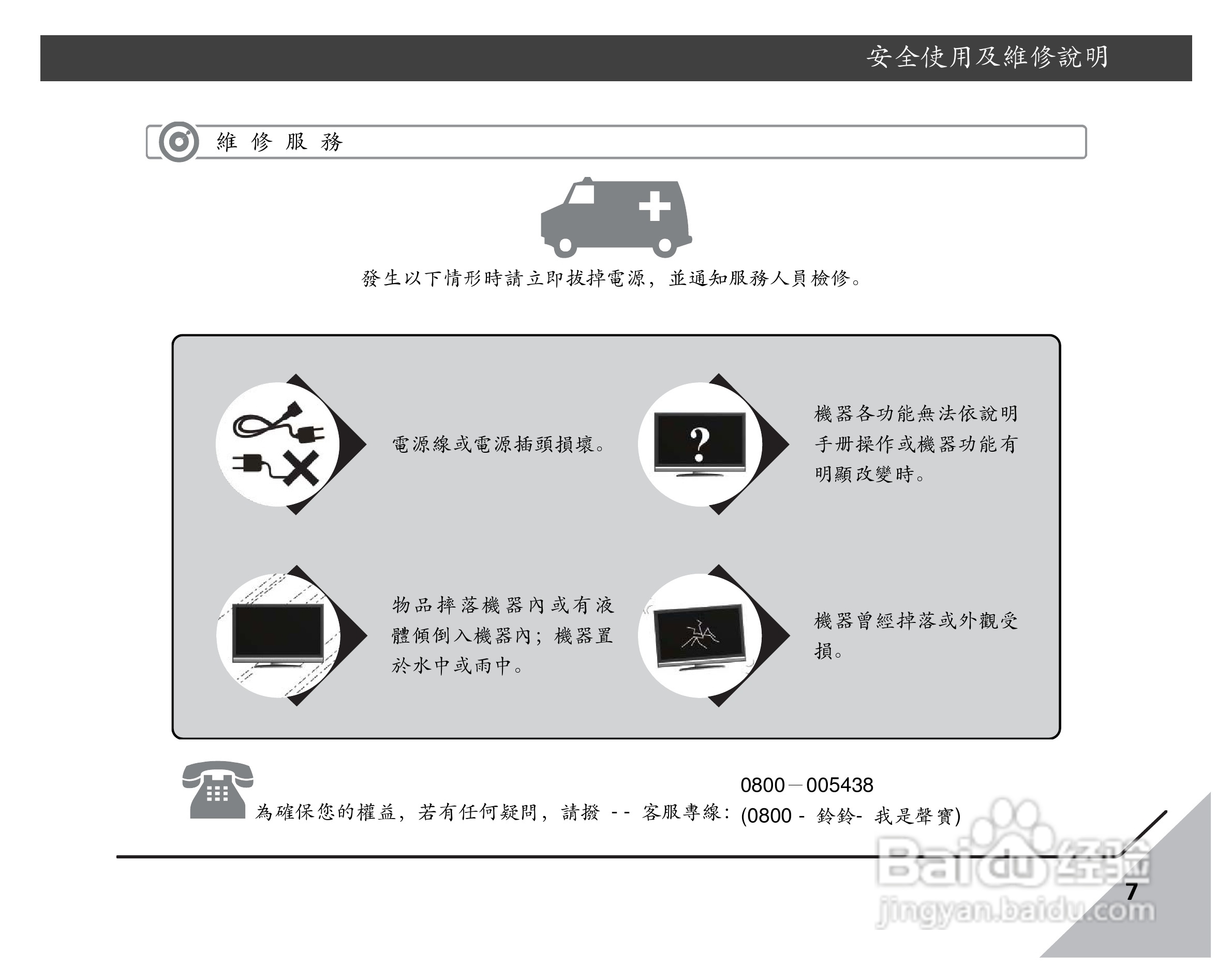 声宝EM-46VE8105D多媒体液晶显示器说明书:[1]