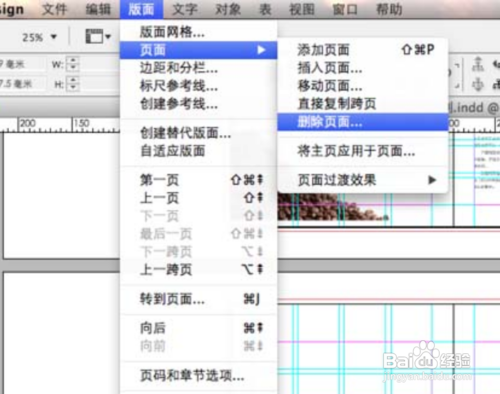 sign杂志中多余的页面怎么删除