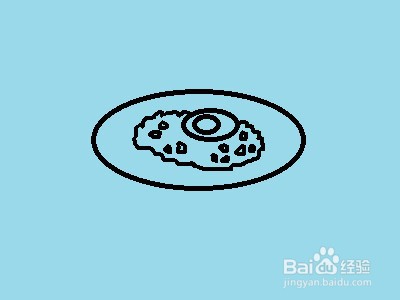 蛋炒饭简笔画