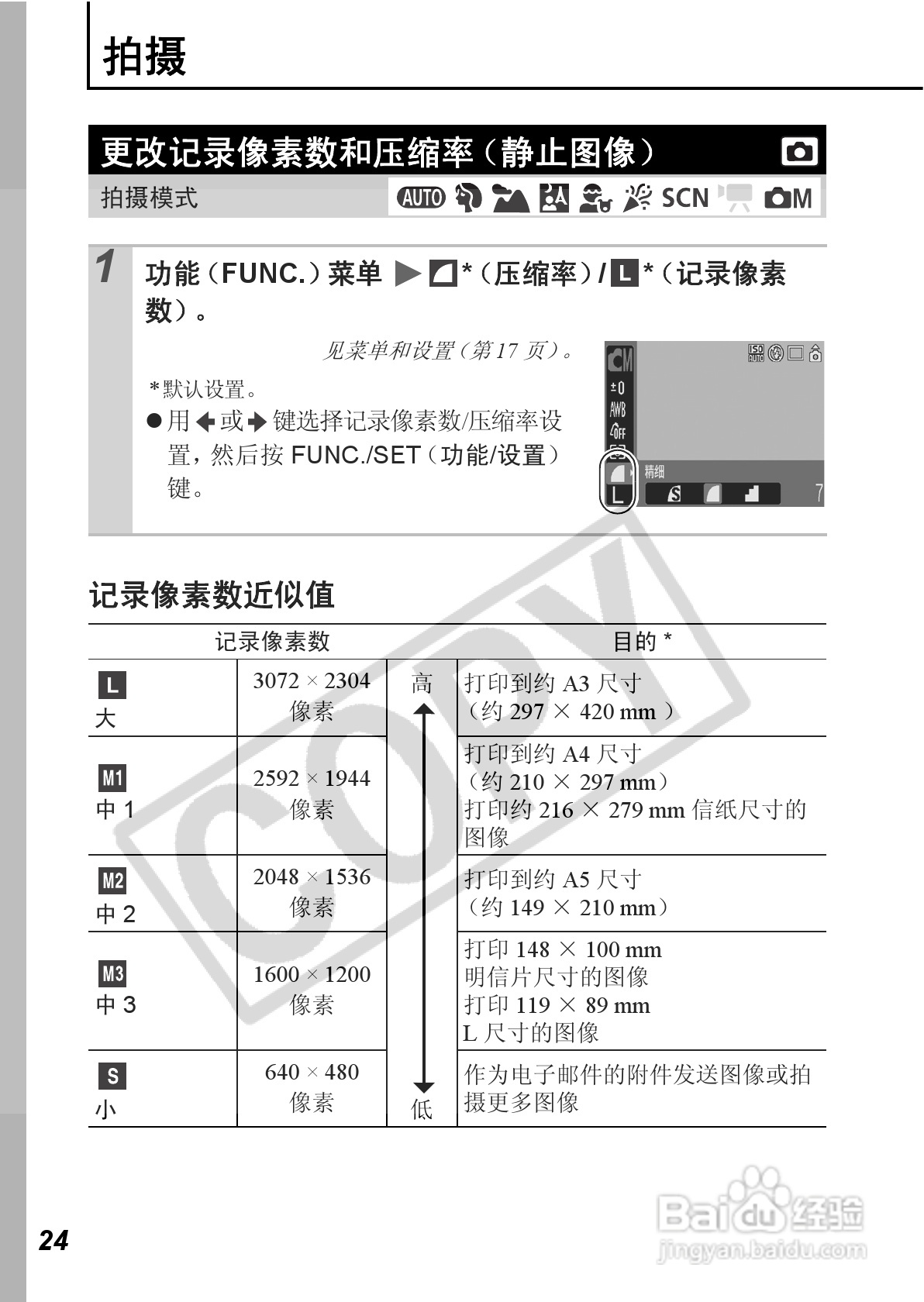 佳能PowerShot A560数码相机使用说明书:[3]