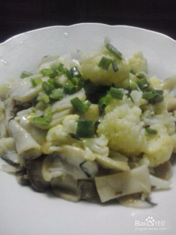 杏鲍菇炒菜花家常做法，怎么做好吃用什么材料
