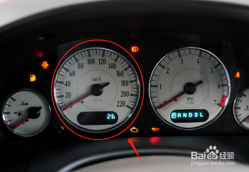 克莱斯勒大捷龙汽车仪表盘数据怎么看