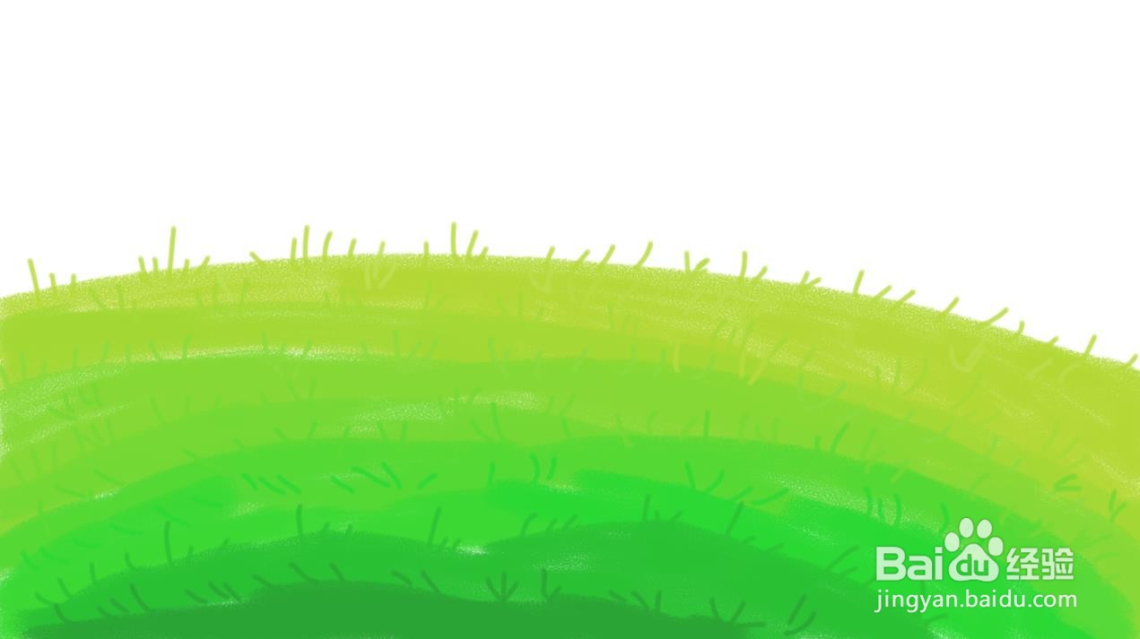 草地怎么画简单又好看