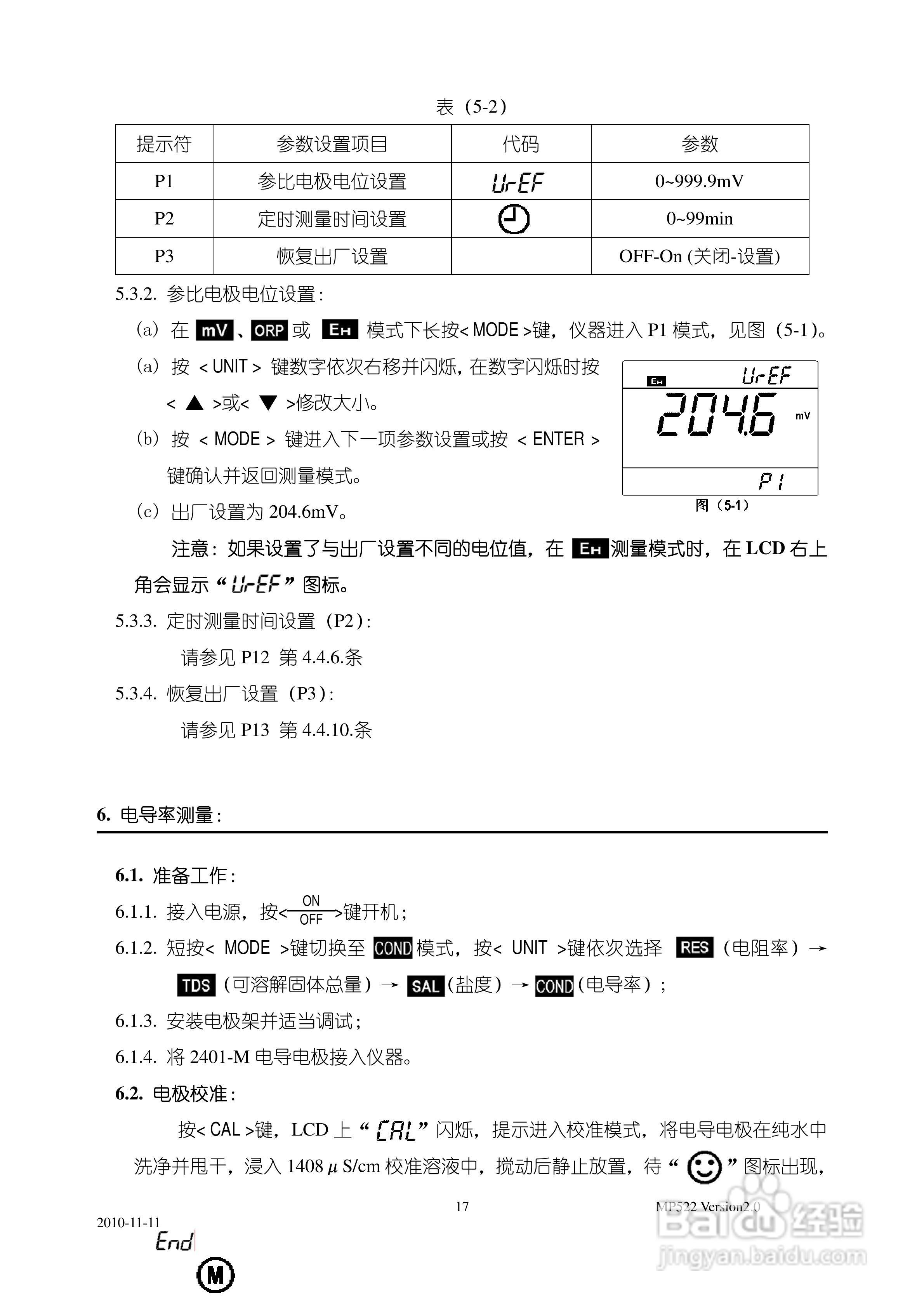 SANXIN MP522型精密pH/电导率仪使用说明书:[2]