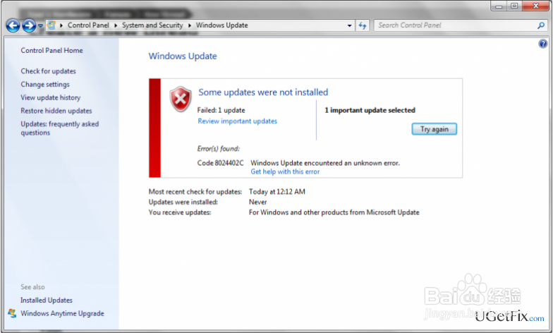 如何解决Windows更新错误0x8024001f?