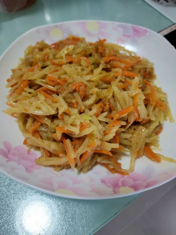 土豆丝胡萝卜丝