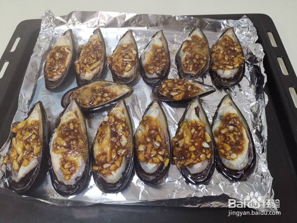 蒜蓉烤青口的做法攻略