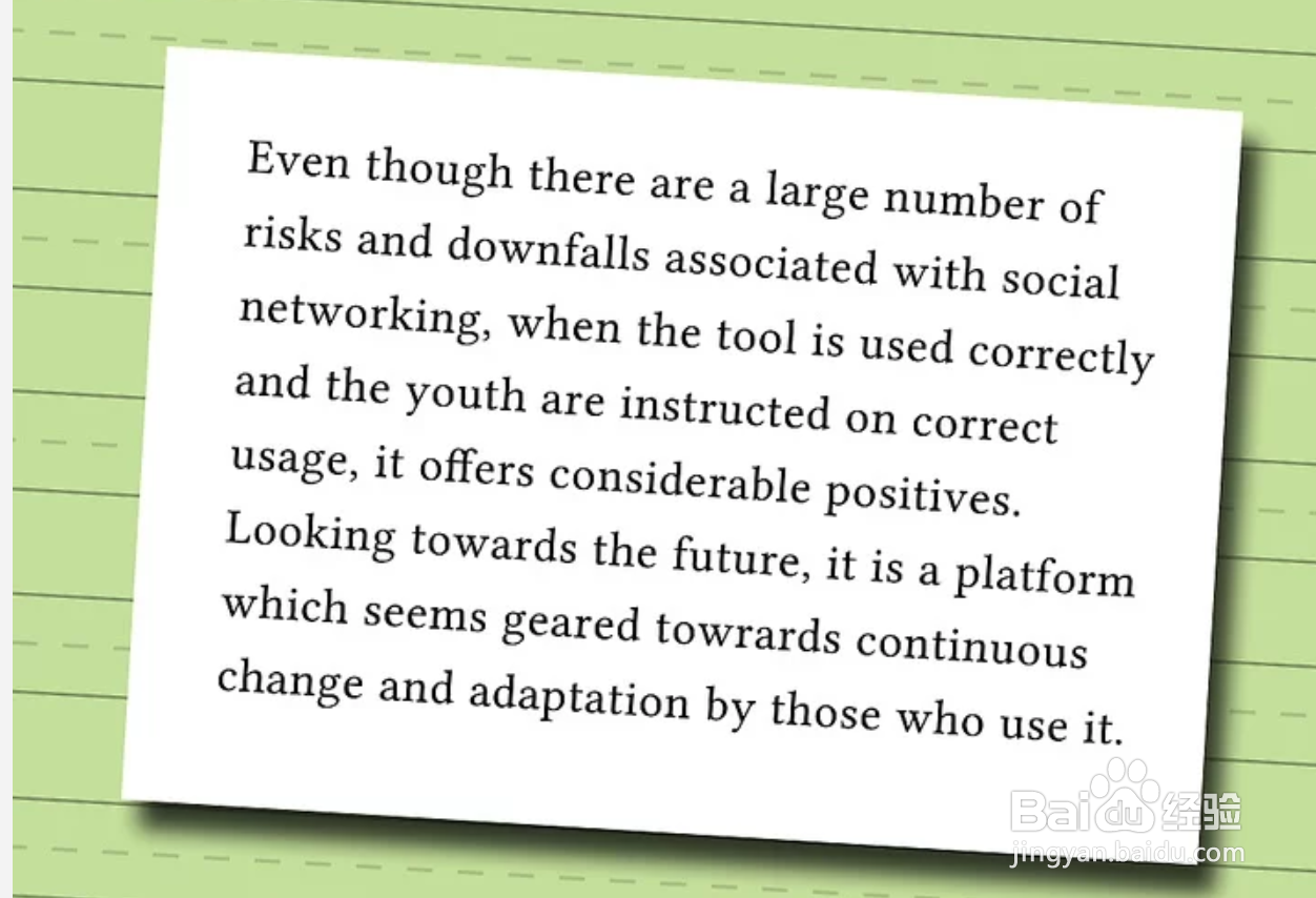 如何写英文短评