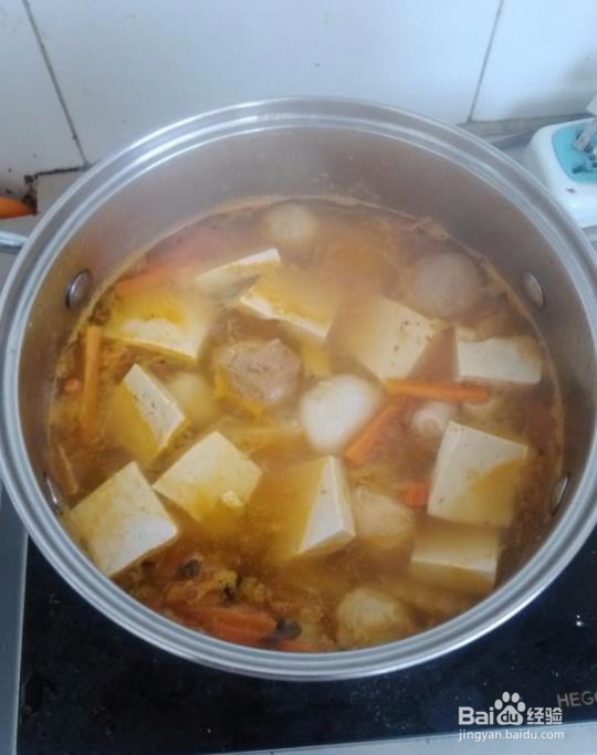 泡菜豆腐鲜蔬锅