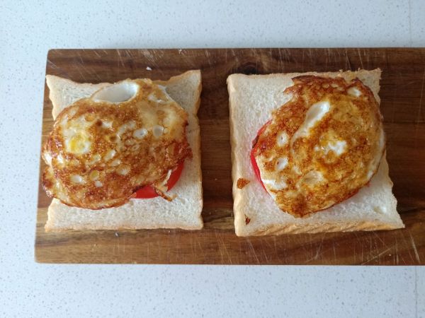 番茄乳酪鸡蛋三明治