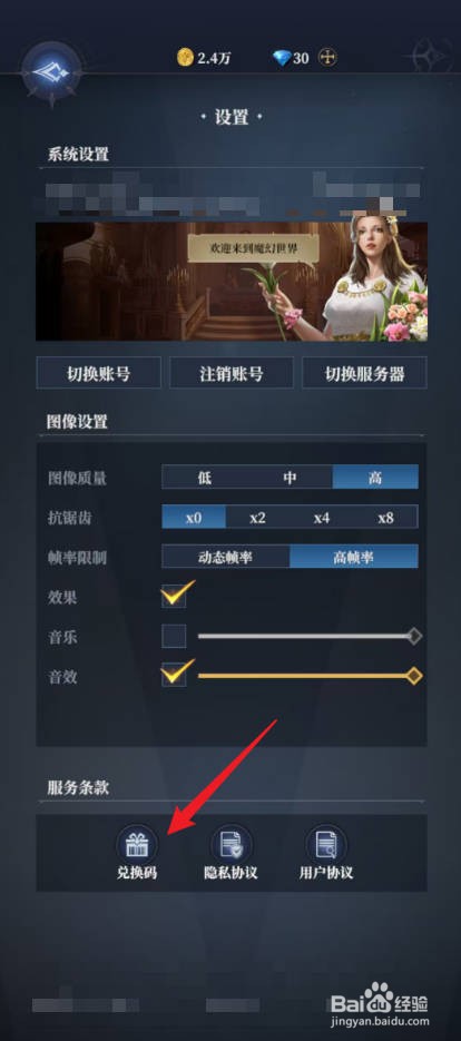 传承丽萨斯英雄在哪里使用兑换码