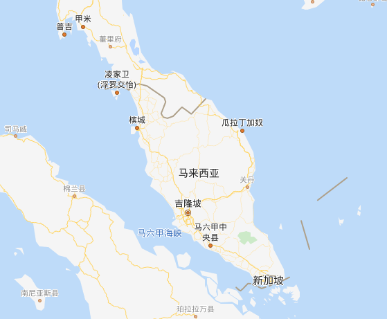 马来西亚各州的中文名称