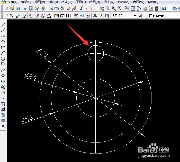 CAD详细步骤实例 第18课 尺寸标注的修改