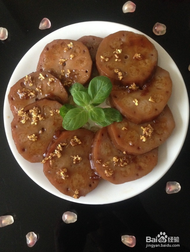 桂香甜糯藕的做法