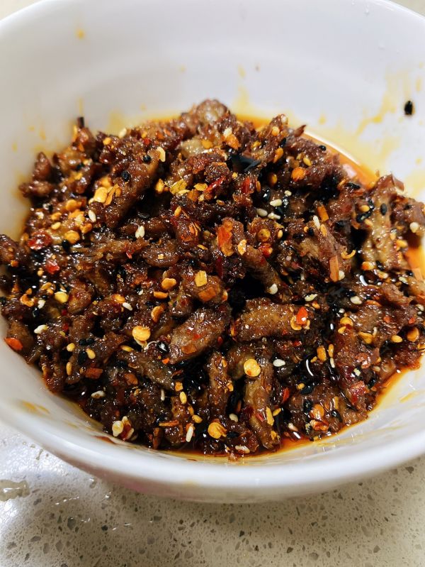 干煸麻辣牛肉丝