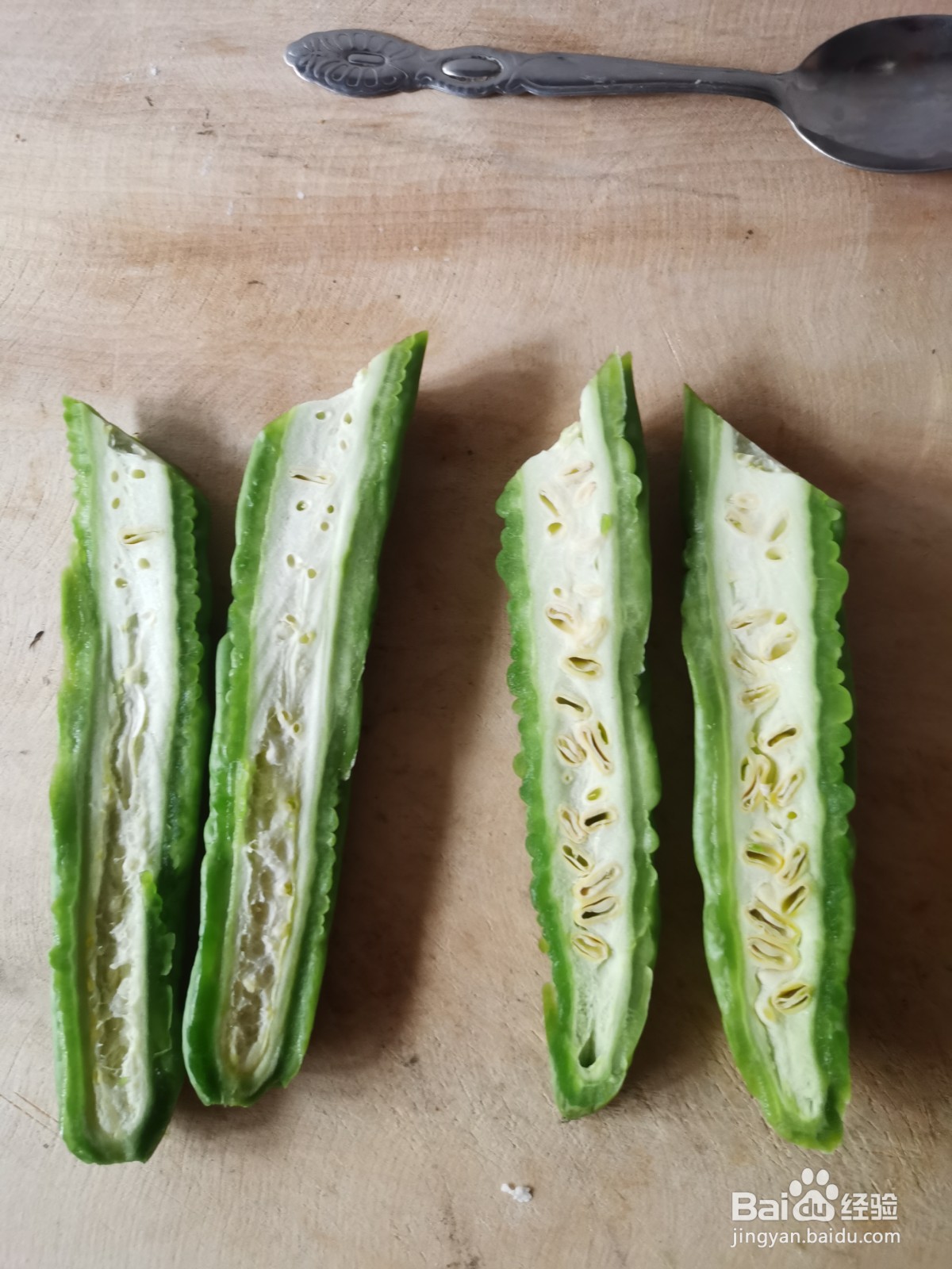 凉菜白糖拌苦瓜