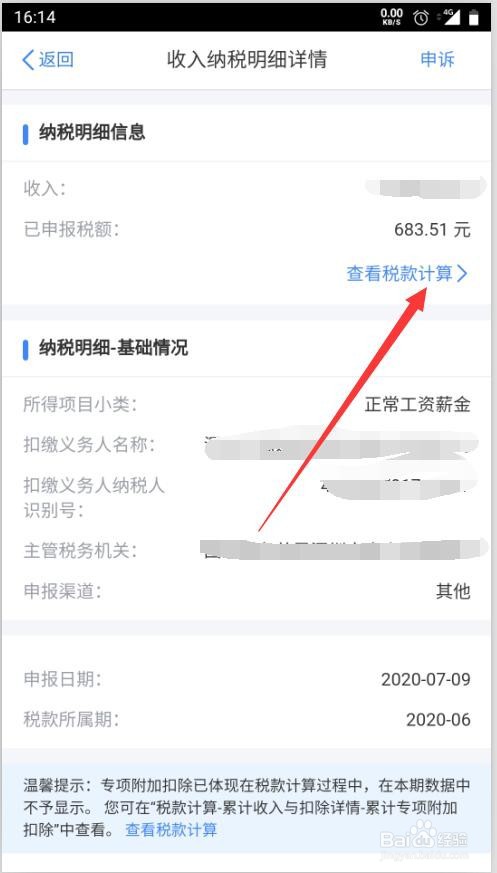 如何查询个人收入纳税明细