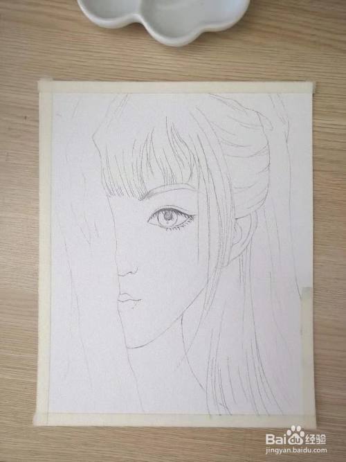 如何画好人物水彩练习之 红衫女子 百度经验