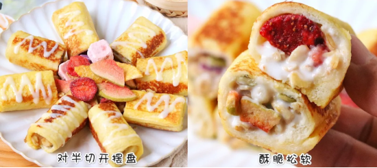 怎么做酸奶燕麦吐司卷