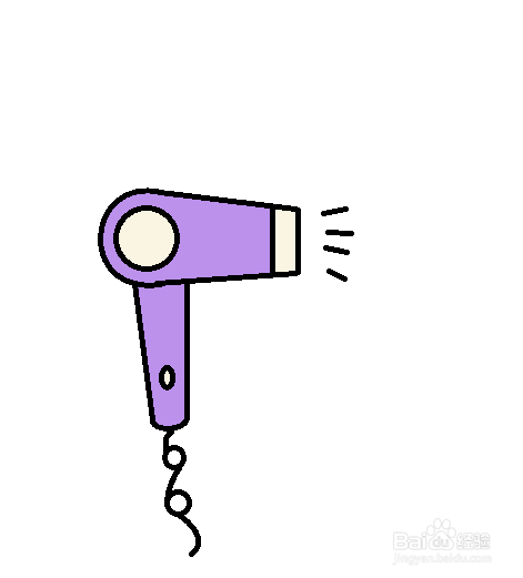 怎么画吹风机简笔画