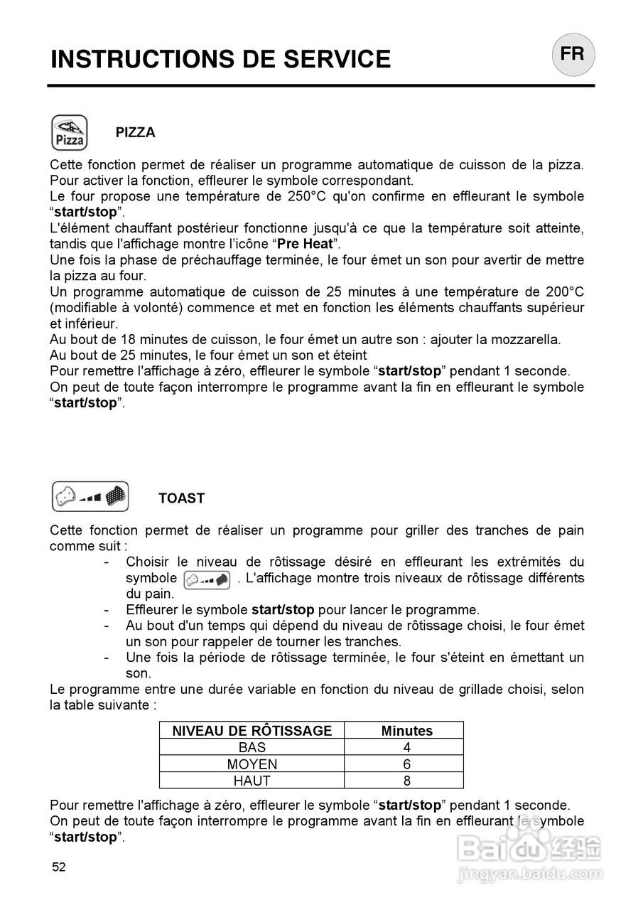 意大利Nardi FEA27D50XN型嵌入式电焗炉说明书:[6]