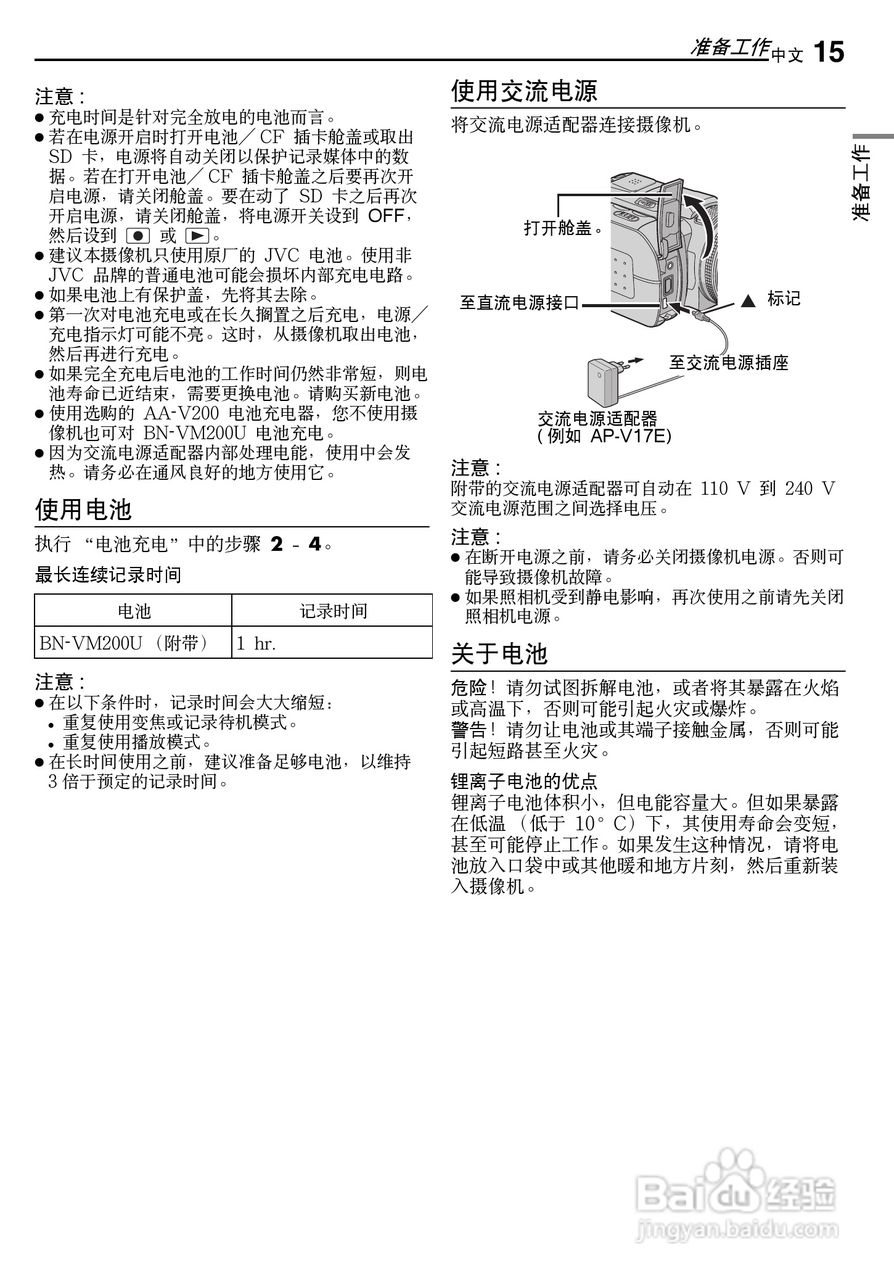 杰伟世GZ-MC500AC型摄像机说明书:[2]
