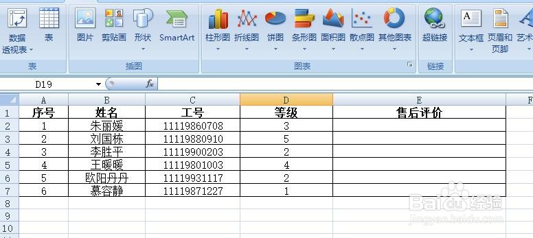 <b>如何在excel中将等级数字转化为图形</b>