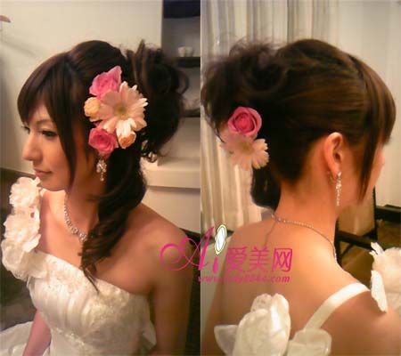 怎样打造花仙子新娘发型