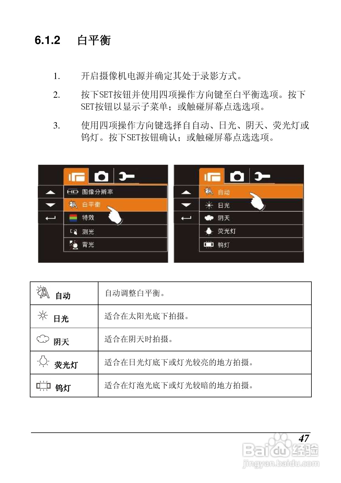 明基M21数码摄像机使用说明书:[5]