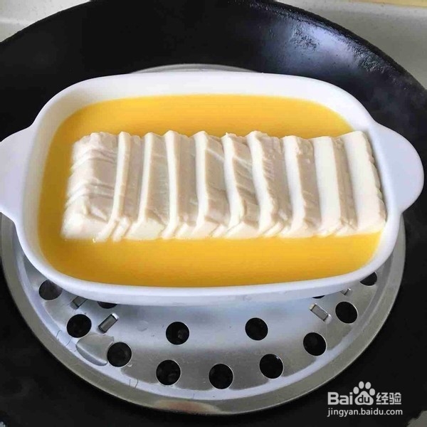 家常豆腐肉末蒸蛋