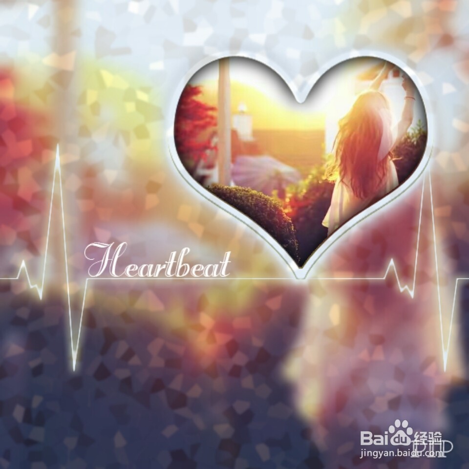 怎么做好看的手机QQ聊天人物画中画背景