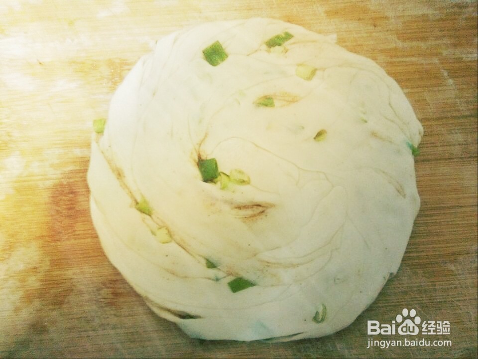 #美食# 葱花千层饼怎么做好吃