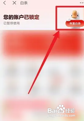 京东白条支付受限怎么解决