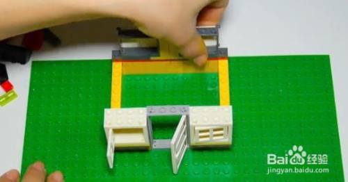 用乐高拼一个简单房子步骤 百度经验