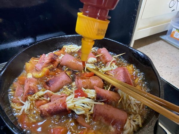 番茄味培根金针菇