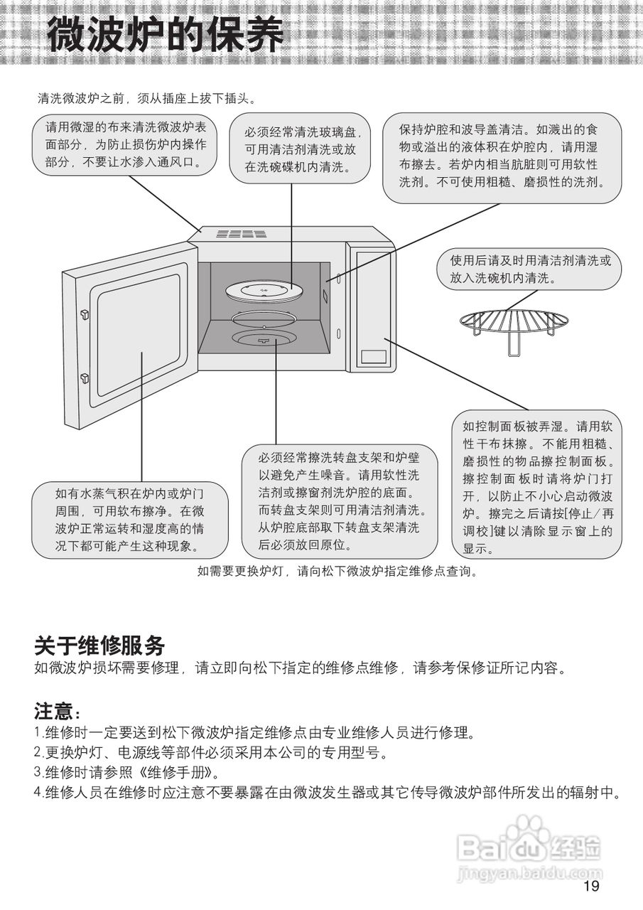 松下NN-K5840SF微波炉使用说明书:[3]