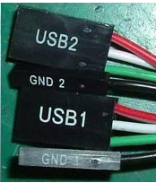 4线USB接9针主板怎么插