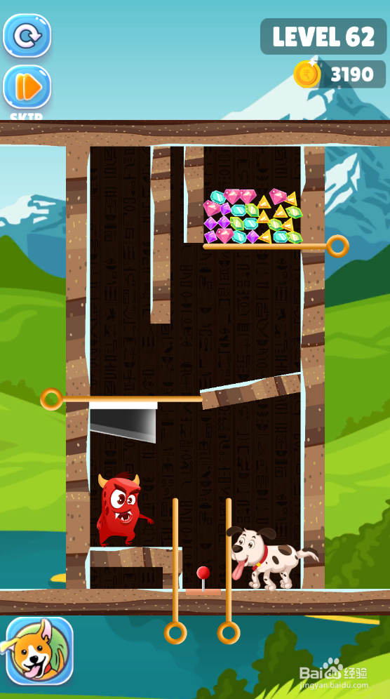 Save The Puppy的LEVEL 62怎样通关？