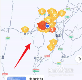 高德地图怎么显示出游地图