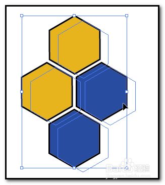 Ai多个图形怎么合并起来 Illustrator组合图形 百度经验