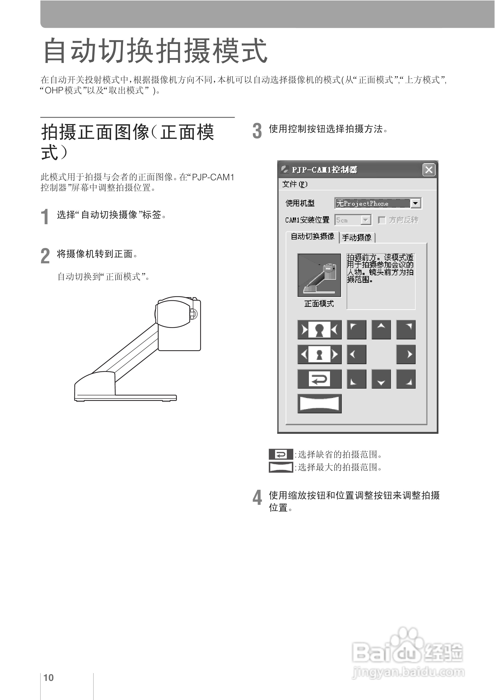 YAMAHA PJP-CAM1鱼眼摄像头使用说明书:[2]