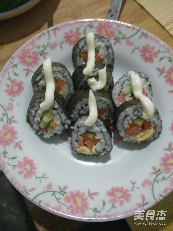 懒人寿司的做法