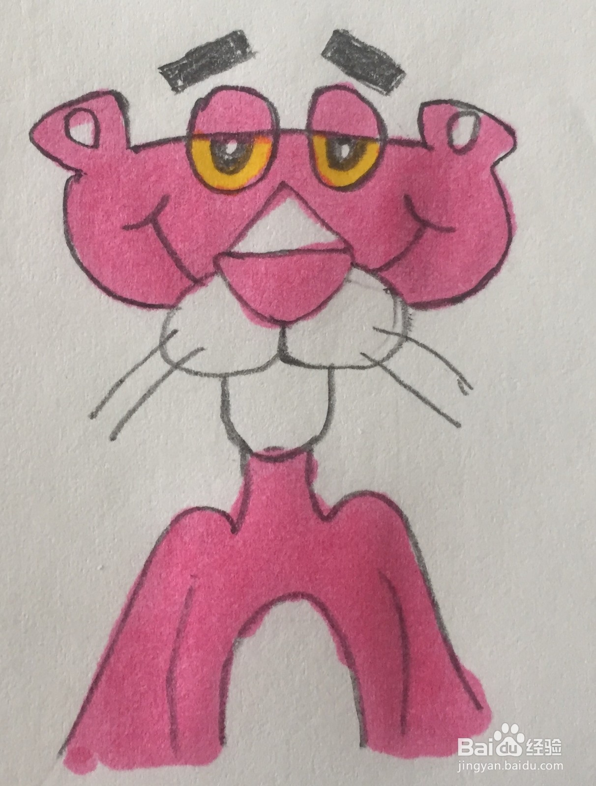 粉红豹的画法